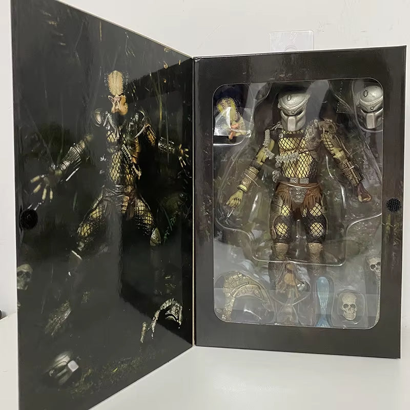 NECA Figure Jungle Hunter Predator Action Figure Alien Collectible Model Toys Joint Movable Doll New Year Present for Children