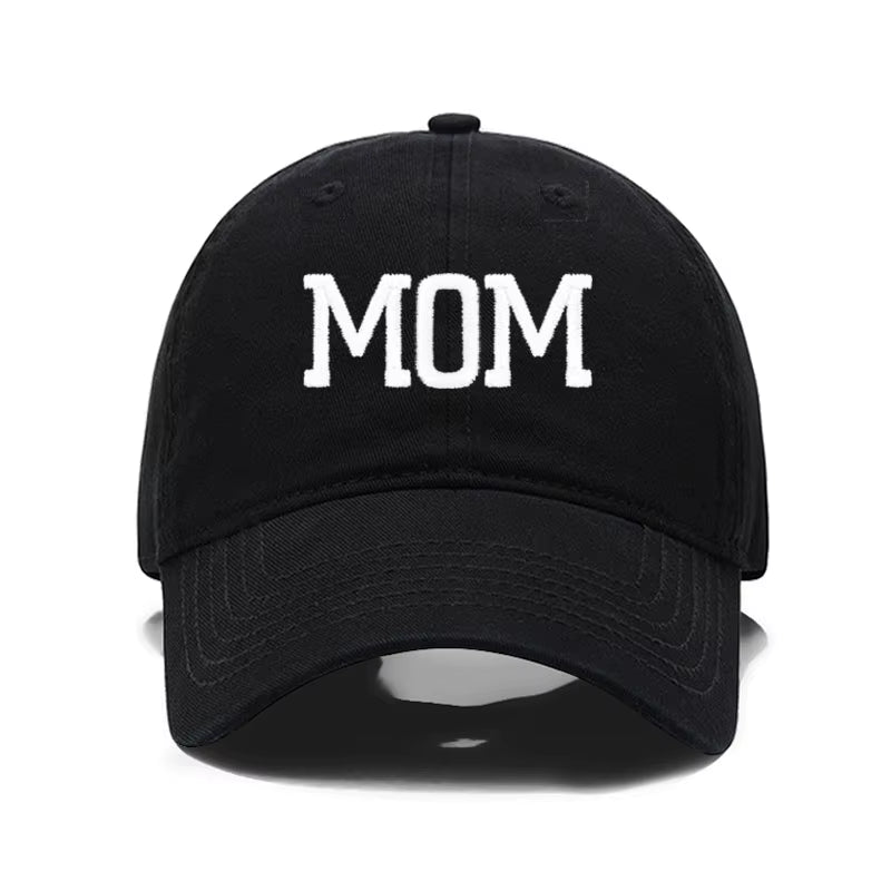 DAD MOM Embroidery Pure Cotton Men'S Baseball Cap for Man Womne'S Fashion Sport Golf Caps Sun Hat Dropshipping