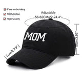 DAD MOM Embroidery Pure Cotton Men'S Baseball Cap for Man Womne'S Fashion Sport Golf Caps Sun Hat Dropshipping