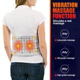 Inflatable Waist Massager, Heated Vibration Massage, Airbag Support, Back Brace Belt, Lumbar Protect,Back Muscle Relax