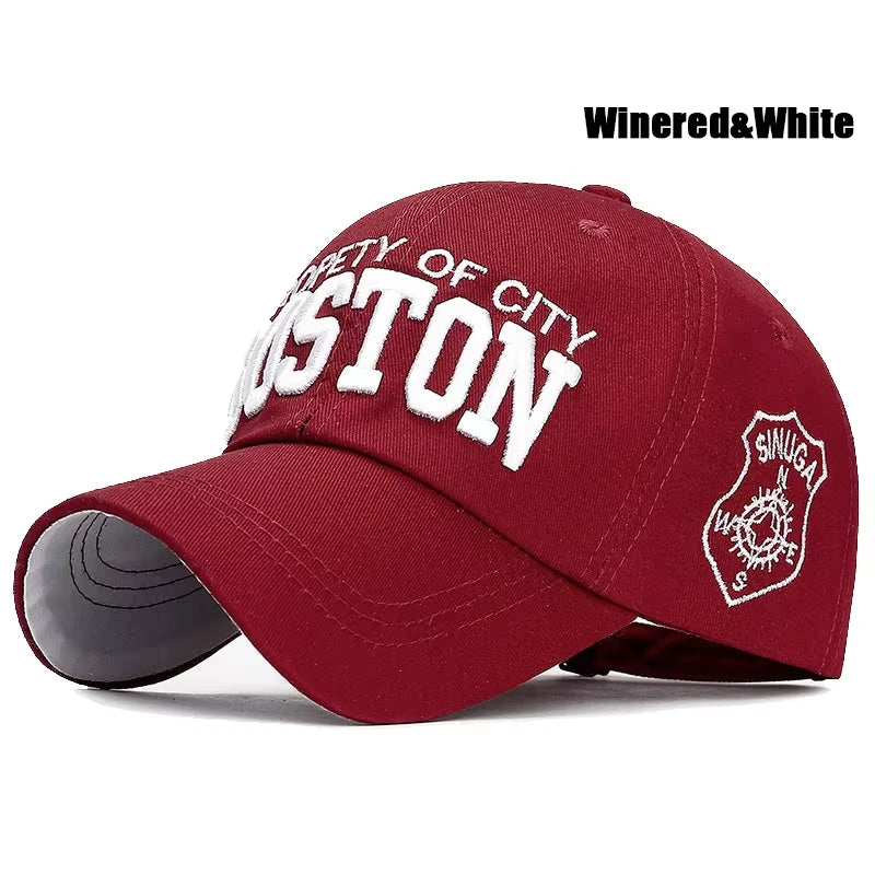 Soft Top Sports Baseball Cap Cotton 3D Embroidery Unisex Snapback Cap Tennis Hat Dad Cap