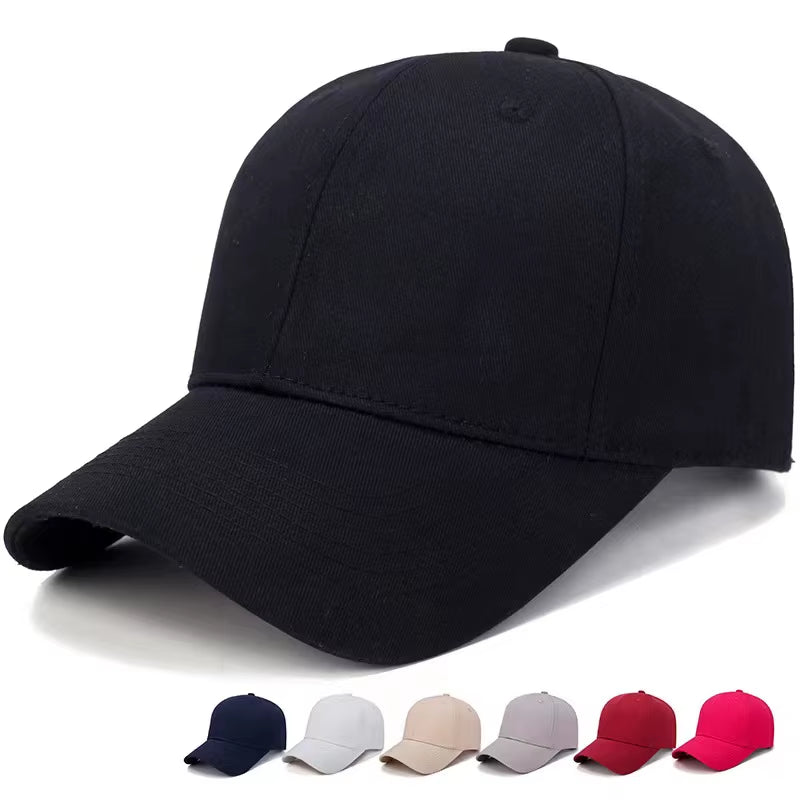 Colors Summer Autumn Fashion Soild Men Women Baseball Cap Adhesion Hat Hiphop Adjustable Cool Sunhat Casquette Gorras Present