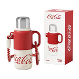 Coca-Cola Thermos Mug Large Capacity Stainless Steel Water Cup Cute High Value Portable Portable Kettle