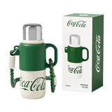 Coca-Cola Thermos Mug Large Capacity Stainless Steel Water Cup Cute High Value Portable Portable Kettle