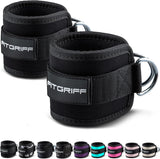 Fitgriff® Fußschlaufen V1 (Gepolstert) - Für Fitness Training Am Kabelzug - (2 Stück) Ankle Straps Für Frauen Und Männer