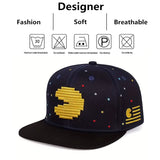 Unisex Monsters Eat Beans Embroidery Hip-Hop Hats Outdoor Adjustable Casual Baseball Caps Sunscreen Hat