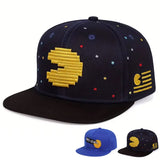 Unisex Monsters Eat Beans Embroidery Hip-Hop Hats Outdoor Adjustable Casual Baseball Caps Sunscreen Hat