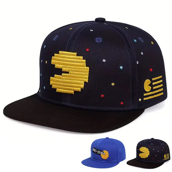 Unisex Monsters Eat Beans Embroidery Hip-Hop Hats Outdoor Adjustable Casual Baseball Caps Sunscreen Hat