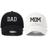 DAD MOM Embroidery Pure Cotton Men'S Baseball Cap for Man Womne'S Fashion Sport Golf Caps Sun Hat Dropshipping