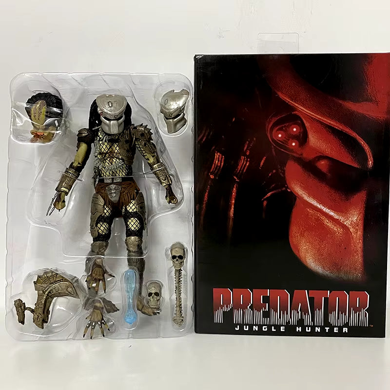 NECA Figure Jungle Hunter Predator Action Figure Alien Collectible Model Toys Joint Movable Doll New Year Present for Children