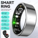 R09 Smart Ring mit Gesundheitsüberwachung – Herzfrequenz, Blutsauerstoff, Temperatur, 5ATM Wasserdicht