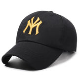 New York Baseball Capy Verstellbare Snapback Kappe mit gesticktem NY-Logo, Unisex Hip-Hop Streetwear Hut, Sport & Freizeit Sonnenkappe Homestro