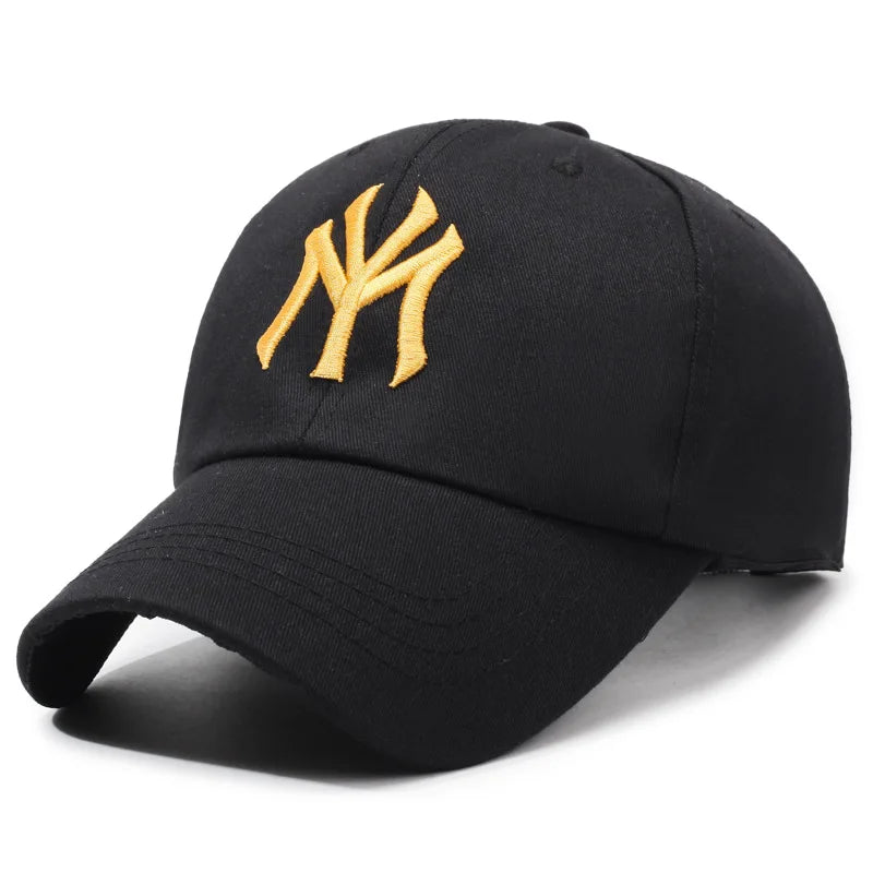 New York Baseball Capy Verstellbare Snapback Kappe mit gesticktem NY-Logo, Unisex Hip-Hop Streetwear Hut, Sport & Freizeit Sonnenkappe Homestro
