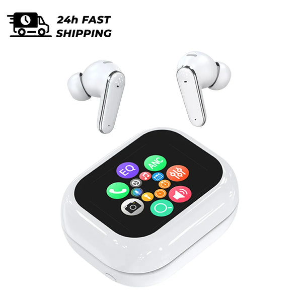 AI Übersetzer Bluetooth Kopfhörer – ANC Noise Cancelling, Touch Control Earbuds