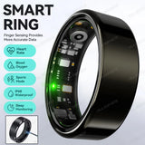 R09 Smart Ring mit Gesundheitsüberwachung – Herzfrequenz, Blutsauerstoff, Temperatur, 5ATM Wasserdicht