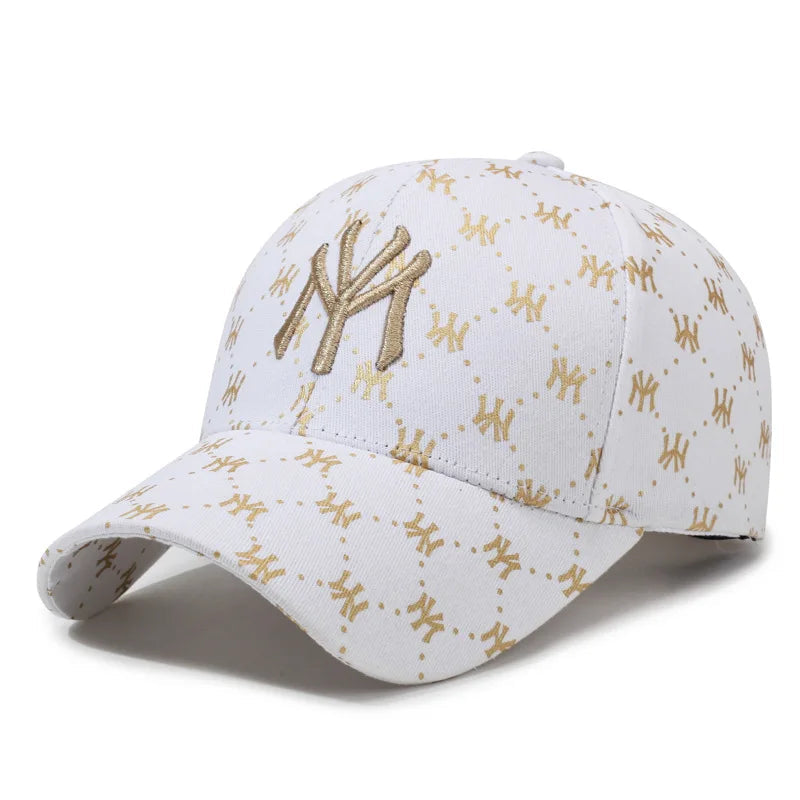 New York Yankees Baseball Cap Vollbedruckte Hip-Hop Kappe für Damen & Herren, verstellbar, ideal für Frühling & Herbst, Sonnenschutz, Streetwear Snapback Homestro