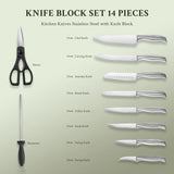 Küchenmesserset 16-teilig