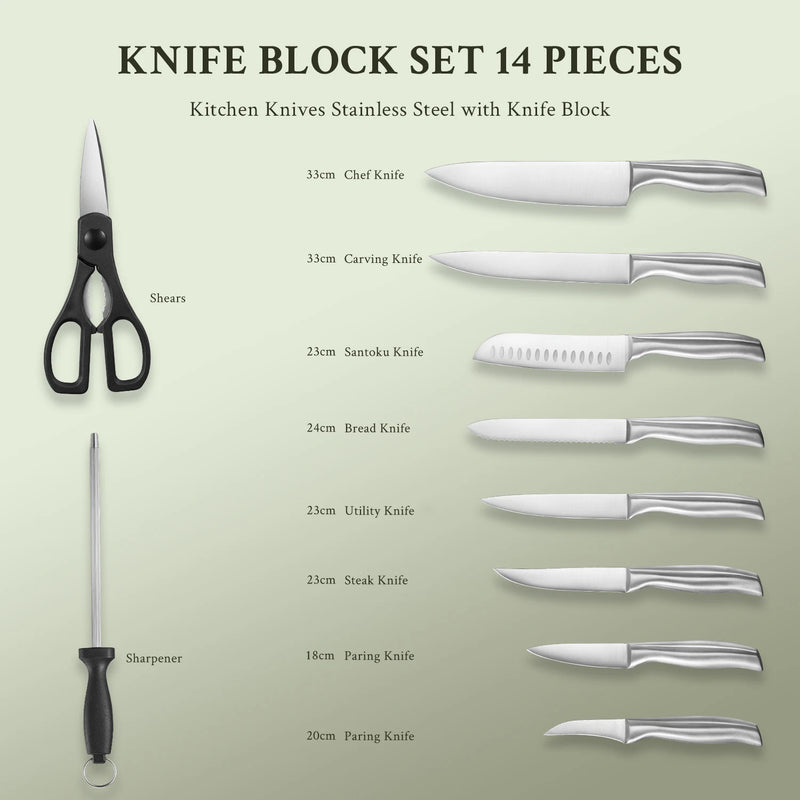 Küchenmesserset 16-teilig
