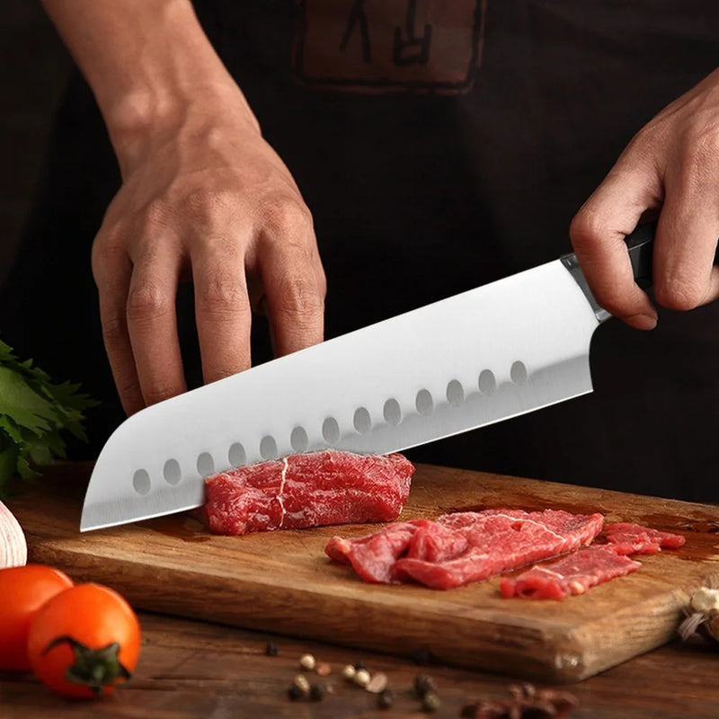 Küchenmesser Set 19-teilig mit Holzblock