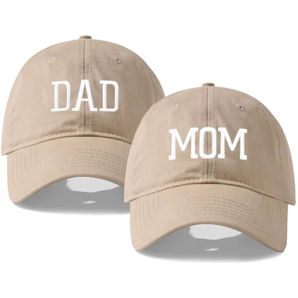 DAD MOM Embroidery Pure Cotton Men'S Baseball Cap for Man Womne'S Fashion Sport Golf Caps Sun Hat Dropshipping