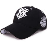 Totem Embroidered Baseball Cap Fashion Men Women Caps Spring and Summer Snapback Hip Hop Hat Adjustable Flame Sun Shading Hats