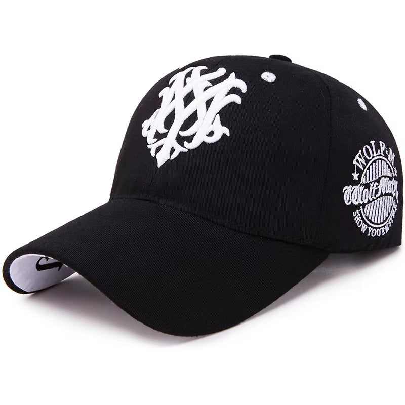 Totem Embroidered Baseball Cap Fashion Men Women Caps Spring and Summer Snapback Hip Hop Hat Adjustable Flame Sun Shading Hats
