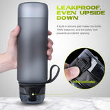 Trinkflasche 1L Sport Wasserflasche [Trinkflasche BPA Frei] Trinkflasche Mit Rutschfest Gummi Grip Geeignet Für Die Fahrrad, Outdoor, Schule, Gym