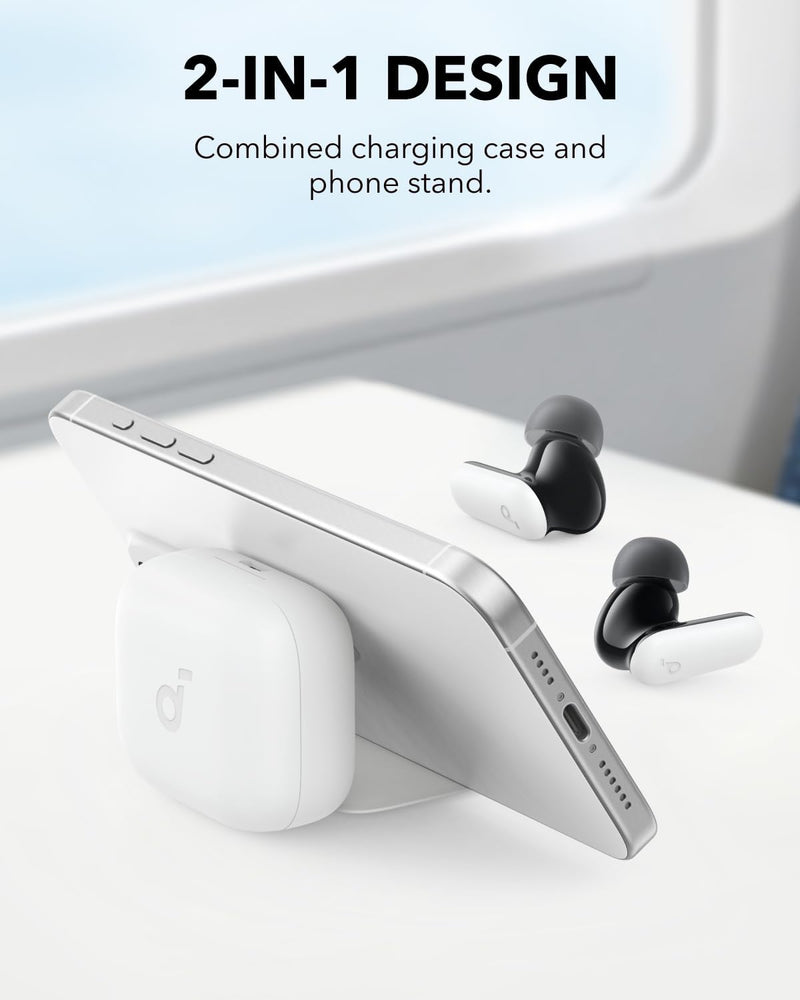 Soundcore P30I by Anker Noise Cancelling Earbuds,45H Spielzeit, 2-In-1 Case Und Handyständer, IP54, Kabellose Kopfhörer, Bluetooth 5.4, App Steuerung (Generalüberholt)