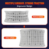 Inflatable Waist Massager, Heated Vibration Massage, Airbag Support, Back Brace Belt, Lumbar Protect,Back Muscle Relax