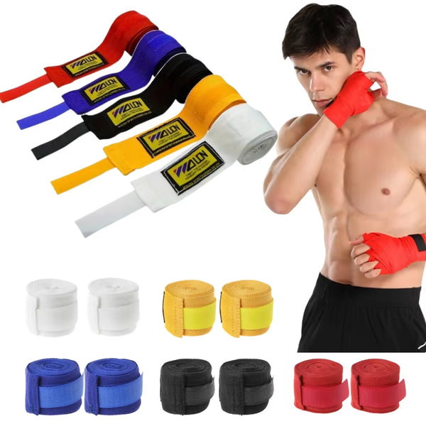 1.5/2.5/3/5M Boxing Training Straps Bandage Cotton Elastic Hand Protect Bandage Sanda Muay Thai Karate Sport Fist Handband Fitne