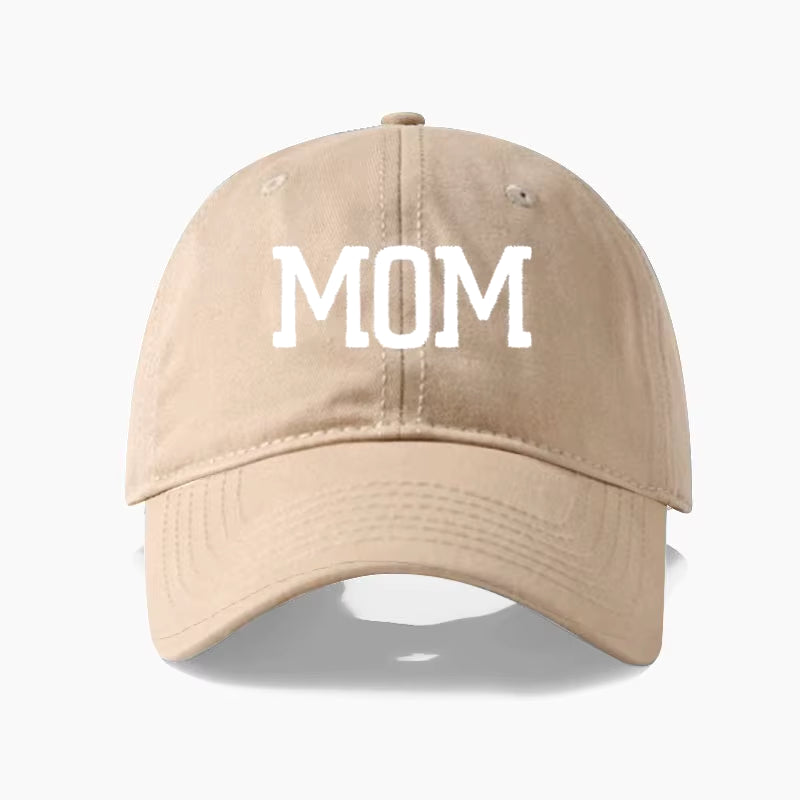 DAD MOM Embroidery Pure Cotton Men'S Baseball Cap for Man Womne'S Fashion Sport Golf Caps Sun Hat Dropshipping