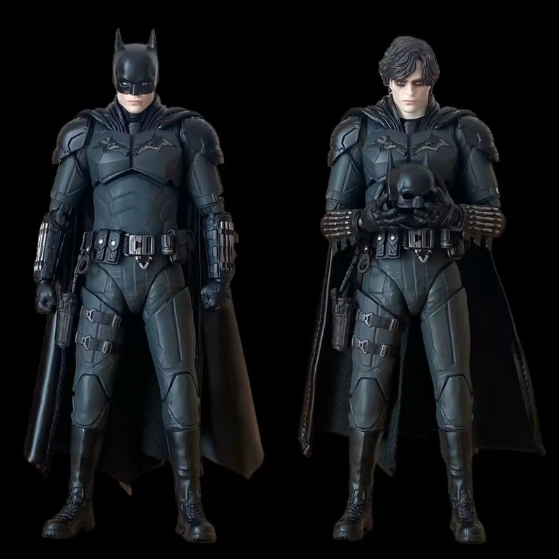 DC Toys the Batman MAFEX Robert Pattinson Movie Version Figurine 6 Inches Justice League Batman Action Figrues Kids Toys