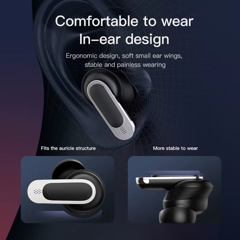 TWS Tour Pro 2 Earphone Wireless Bluetooth V8 Earbuds ANC Noise Cancelling Headphone in Ear Touch Screen Controls Headset