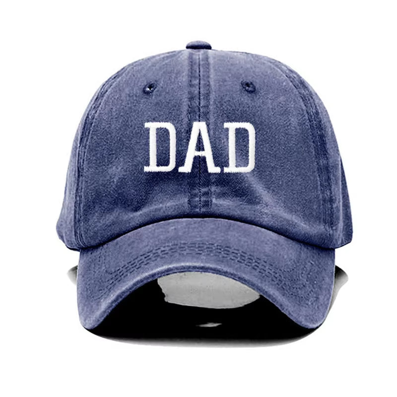 DAD MOM Embroidery Pure Cotton Men'S Baseball Cap for Man Womne'S Fashion Sport Golf Caps Sun Hat Dropshipping