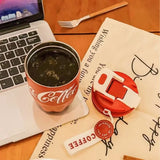 304 Stainless Steel Thermos Mug Coca-Cola Hot Selling Gaomei Male and Female Student Car Water Mug Gift Cup Coffee Mug